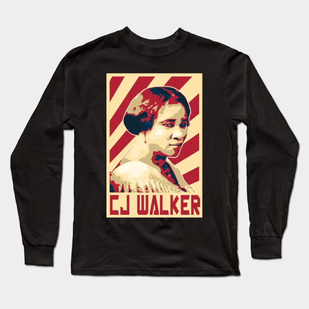 Cj Walker Retro Long Sleeve T-Shirt by Nerd_art